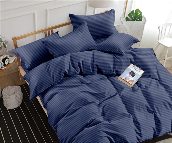 Juego de ropa de cama Azul Marino s.1,5, Telmone Dormitorio y decoración